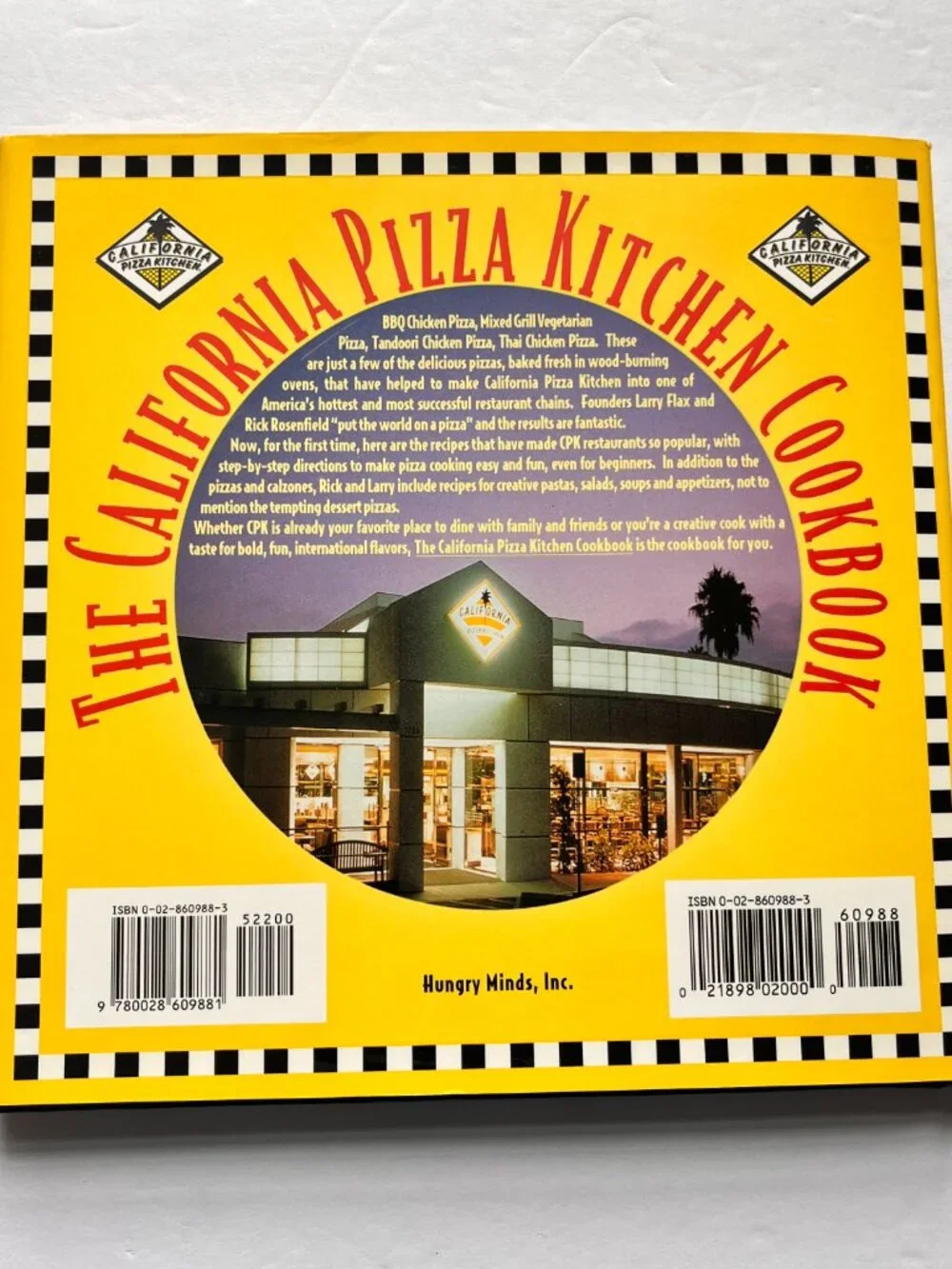 California Pizza Kitchen Cookbook Set of 2 Larry Flax Rick Rosenfield 1st Ed